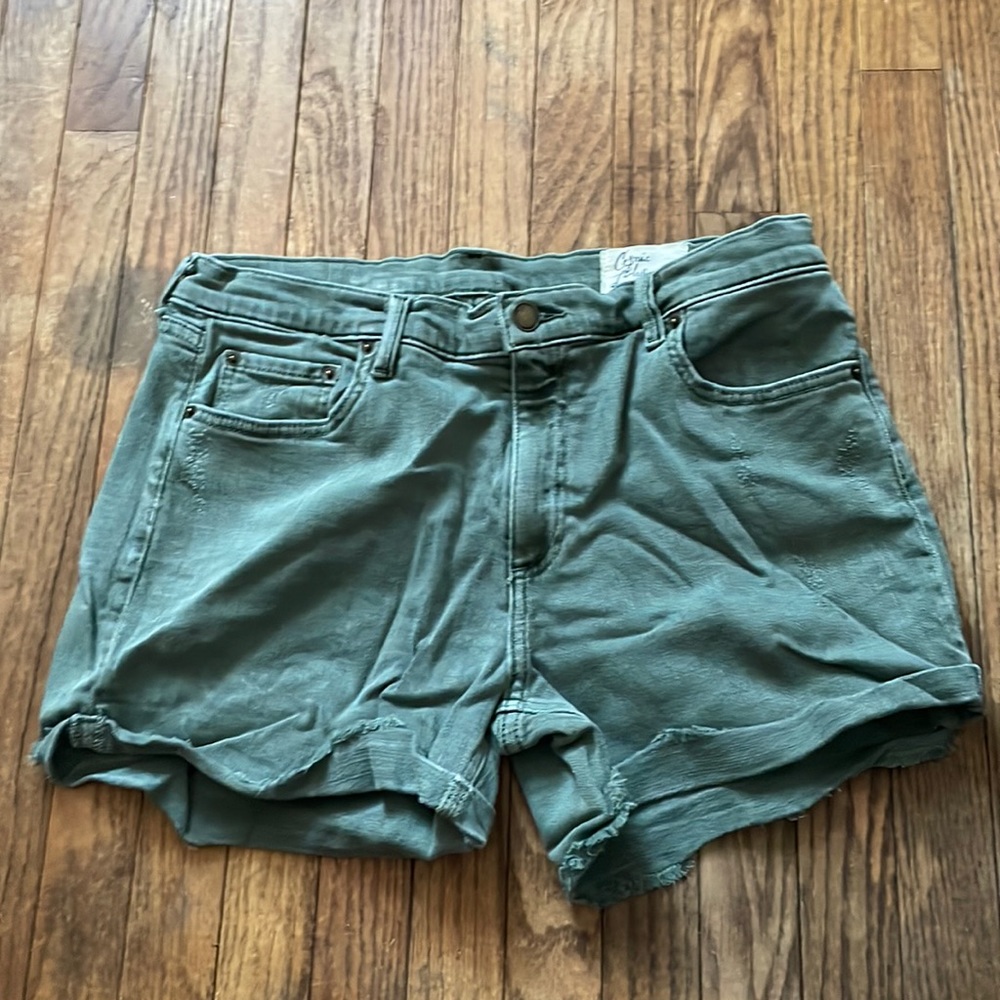 Green shorts